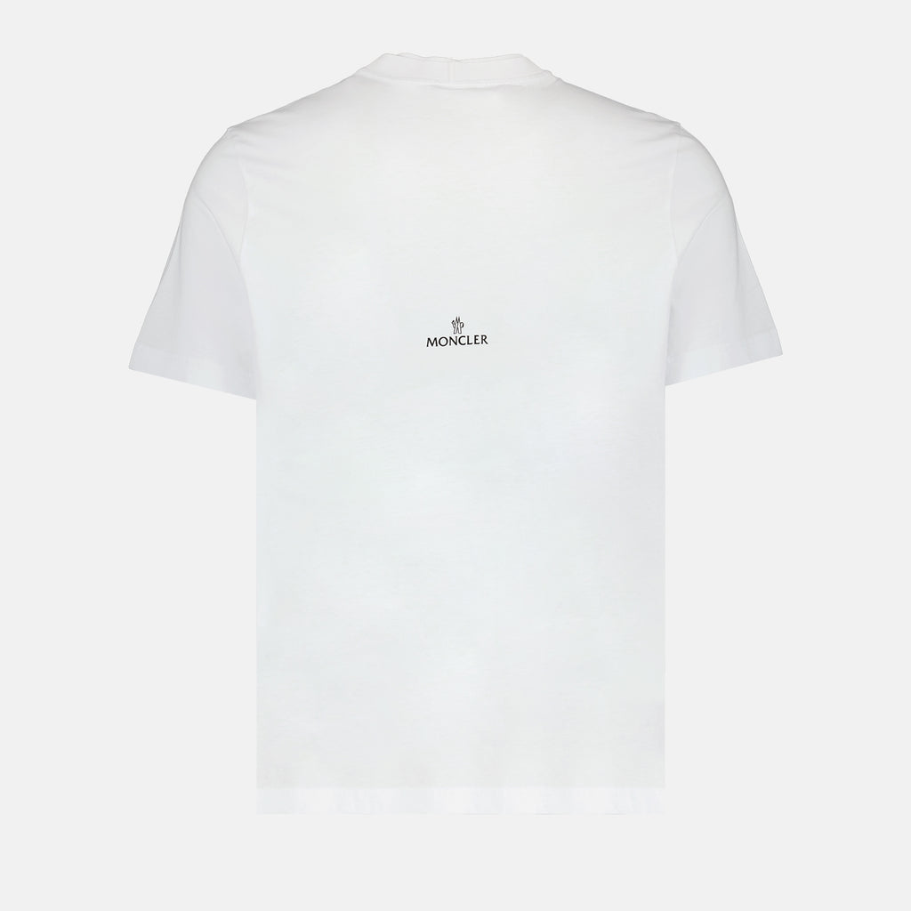 T-shirts T-shirt à logo Moncler Blanc Homme