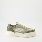 Baskets Baskets Fendi Force Fendi Kaki Homme