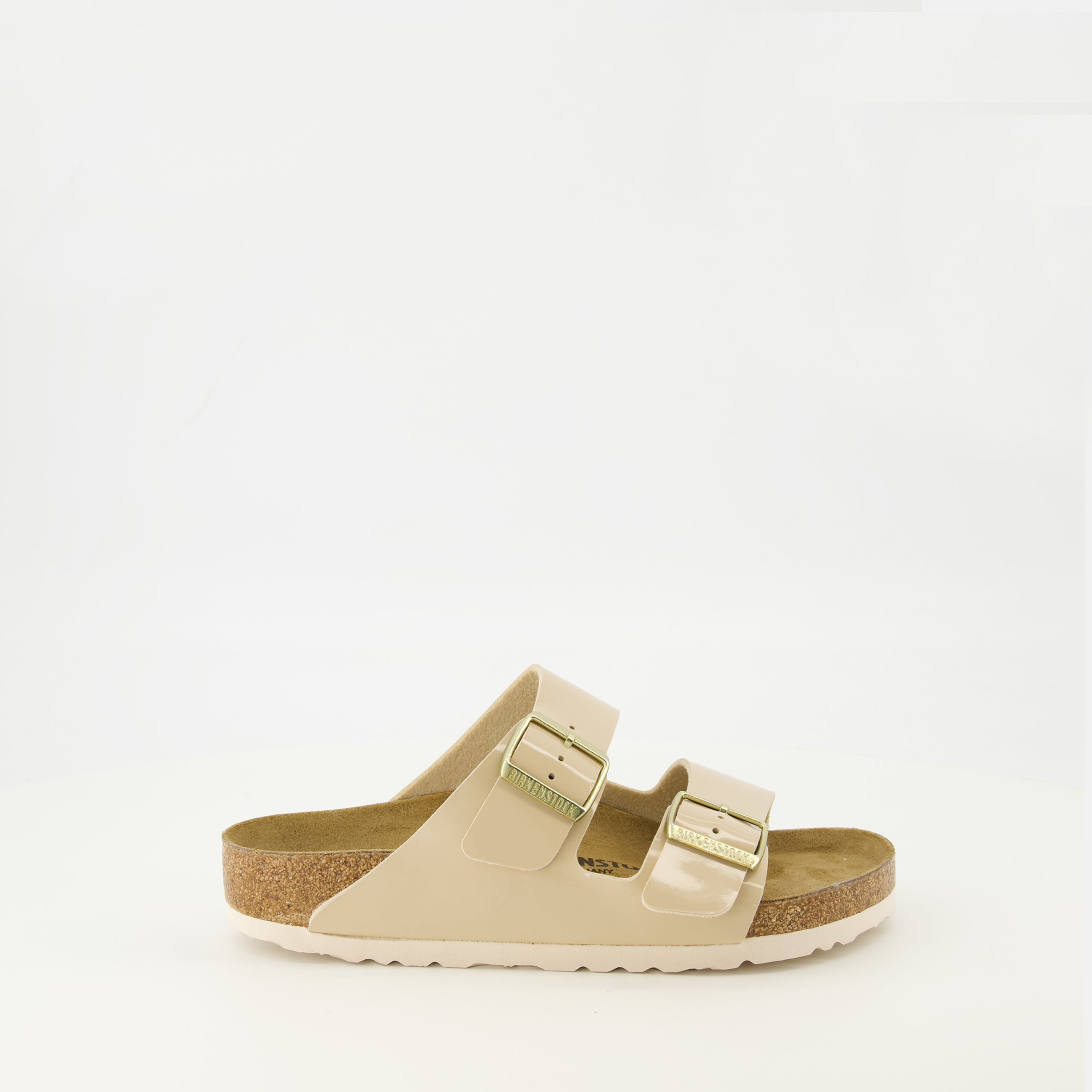Image de l'article Sandales Arizona beige de la marque Birkenstock pour Unisex - Saison Printemps-Été 2026 - Vue latérale droite