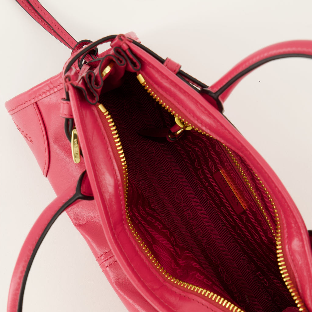 Image de l'article Mini sac Bonnie rose de la marque Prada pour Femme - Saison Printemps-Été 2026 - Vue détaillée_3