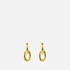 Schmuck Link XL Ohrringe Rabanne Gold Femme