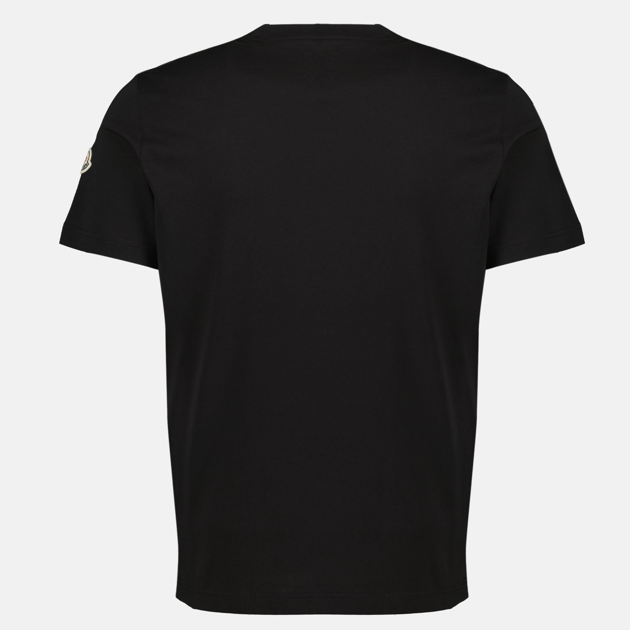 T-shirts T-shirt à monogramme Moncler Noir Homme