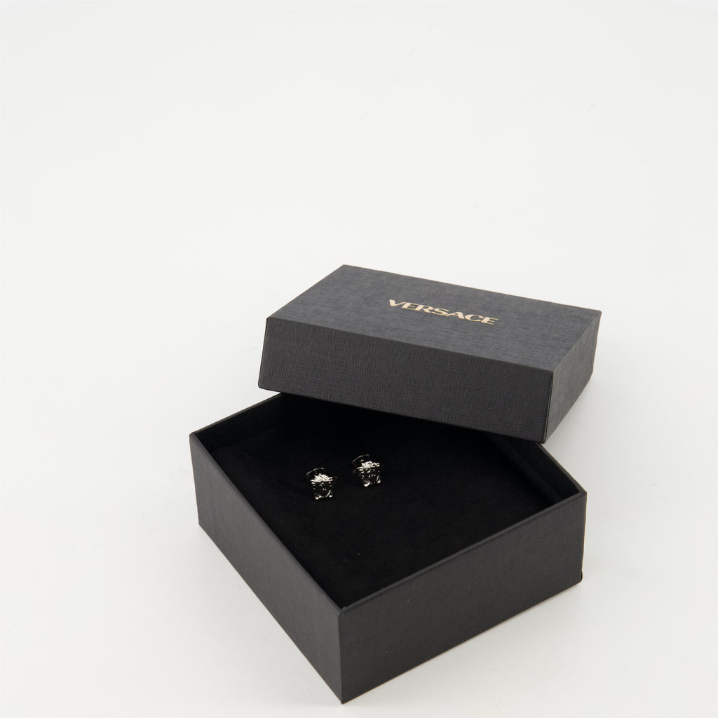 Bijoux Boucles d'oreilles Medusa Versace Argenté Femme