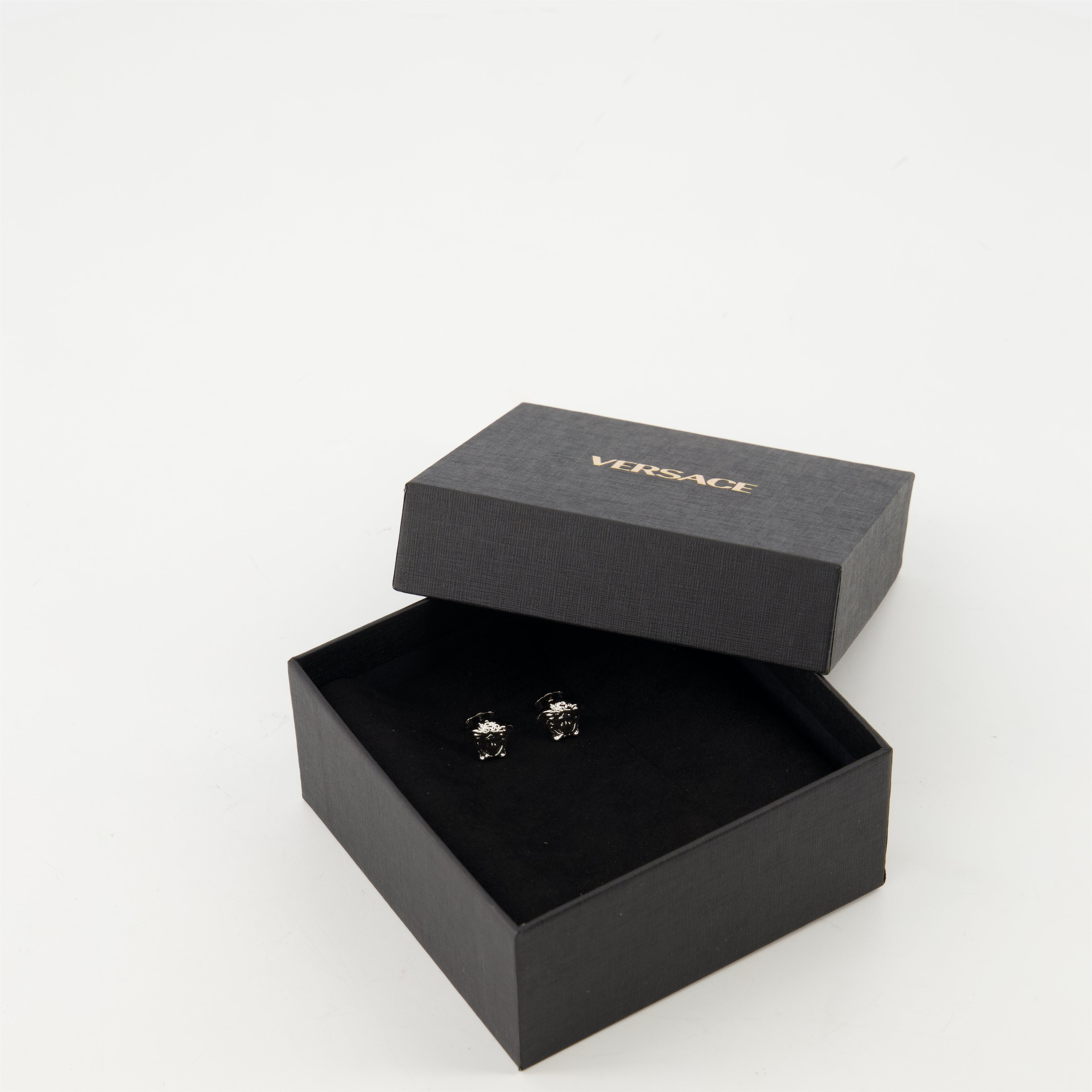 Bijoux Boucles d'oreilles Medusa Versace Argenté Femme