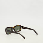 Bild der braunen Sonnenbrille SLM130 der Marke Saint Laurent für Unisex - Saison Frühling-Sommer 2026 - Detaillierte Ansicht_2
