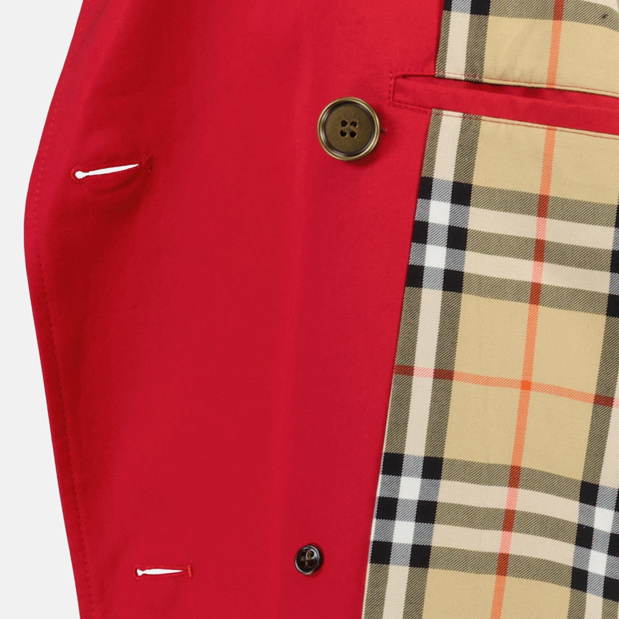 コート キャッスルフォードトレンチ Burberry 赤 Femme