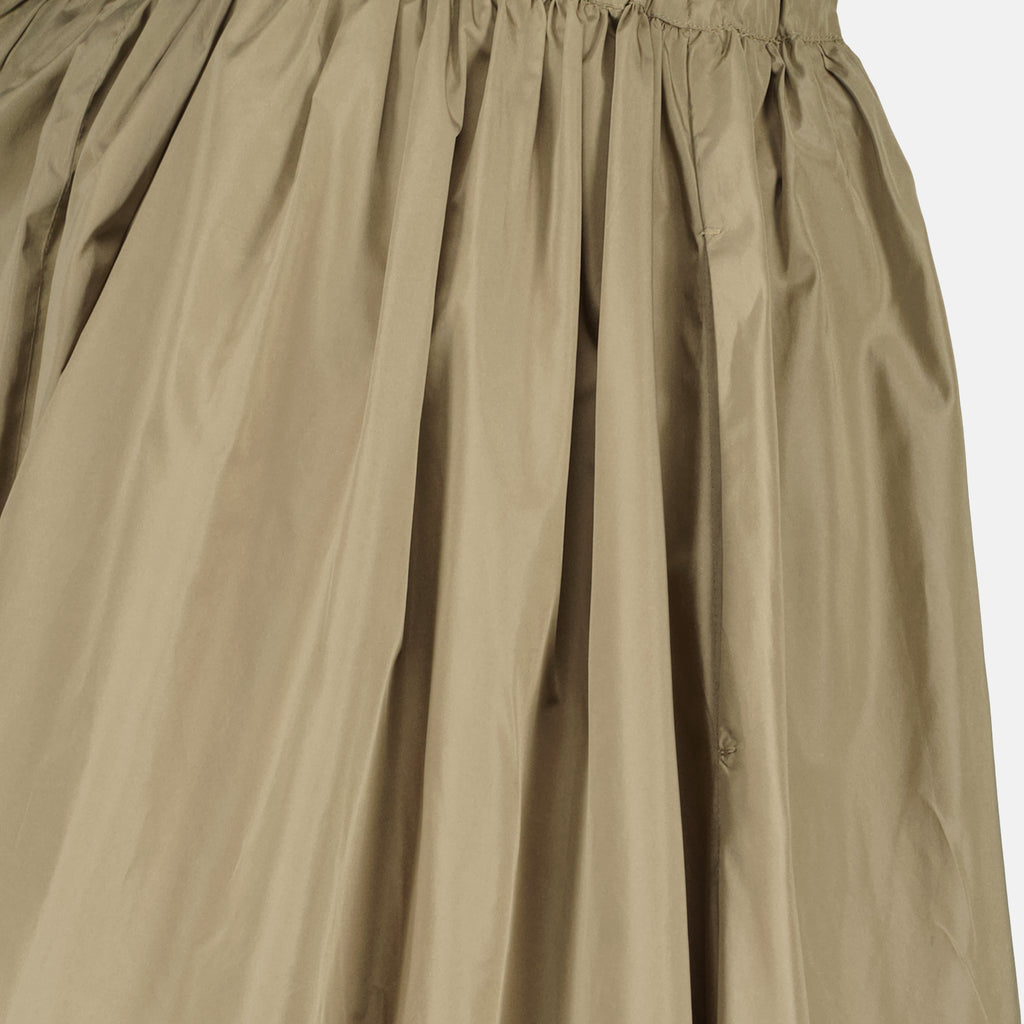 Max Mara 브랜드 여성용 카키 미디 스커트 이미지 - 2026 봄-여름 시즌 - 자세한 보기 2