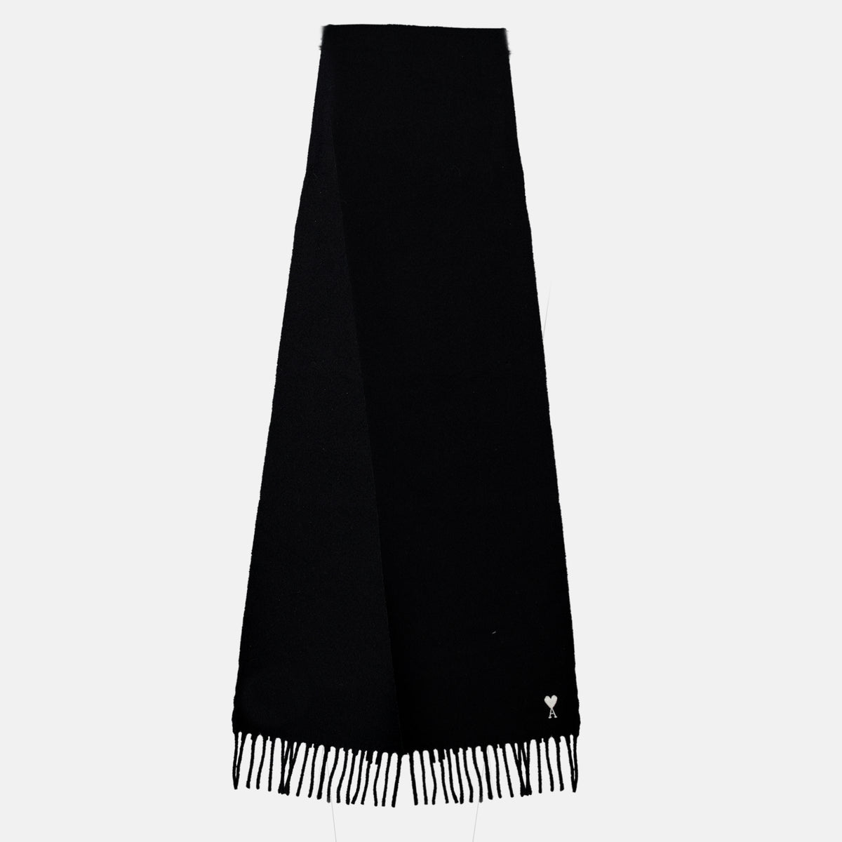 Écharpes, foulards et gants Écharpe noire en laine Ami PARIS Noir Unisexe