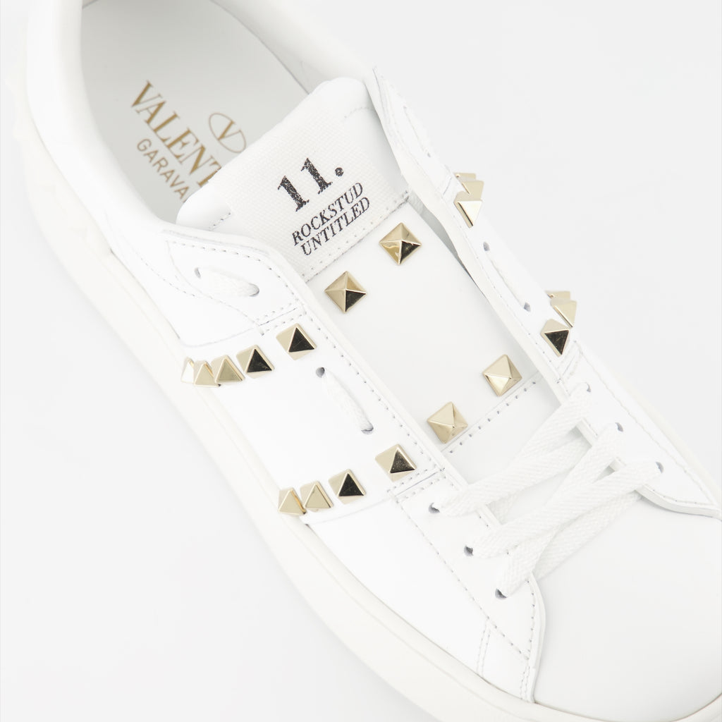 Sneaker Baskets Open à plateforme Valentino Garavani Blanco Femme