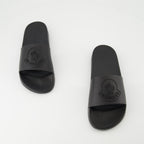 Chaussures ouvertes Sandales en caoutchouc Basile Moncler Noir Homme