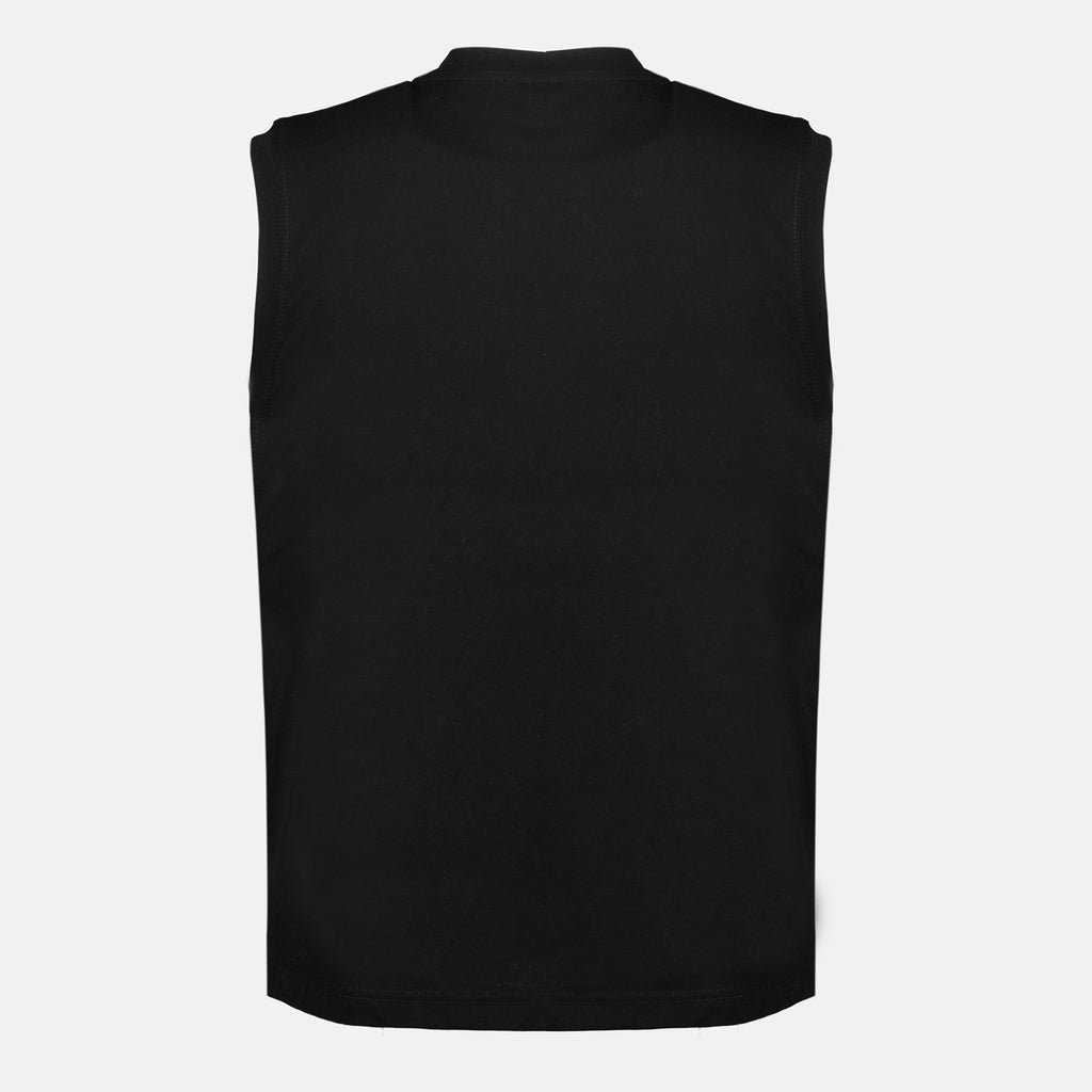 디젤 브랜드 남성용 T-Isco-Div 검정 탱크탑 이미지 - 2026년 봄-여름 시즌 - 뒷면 보기