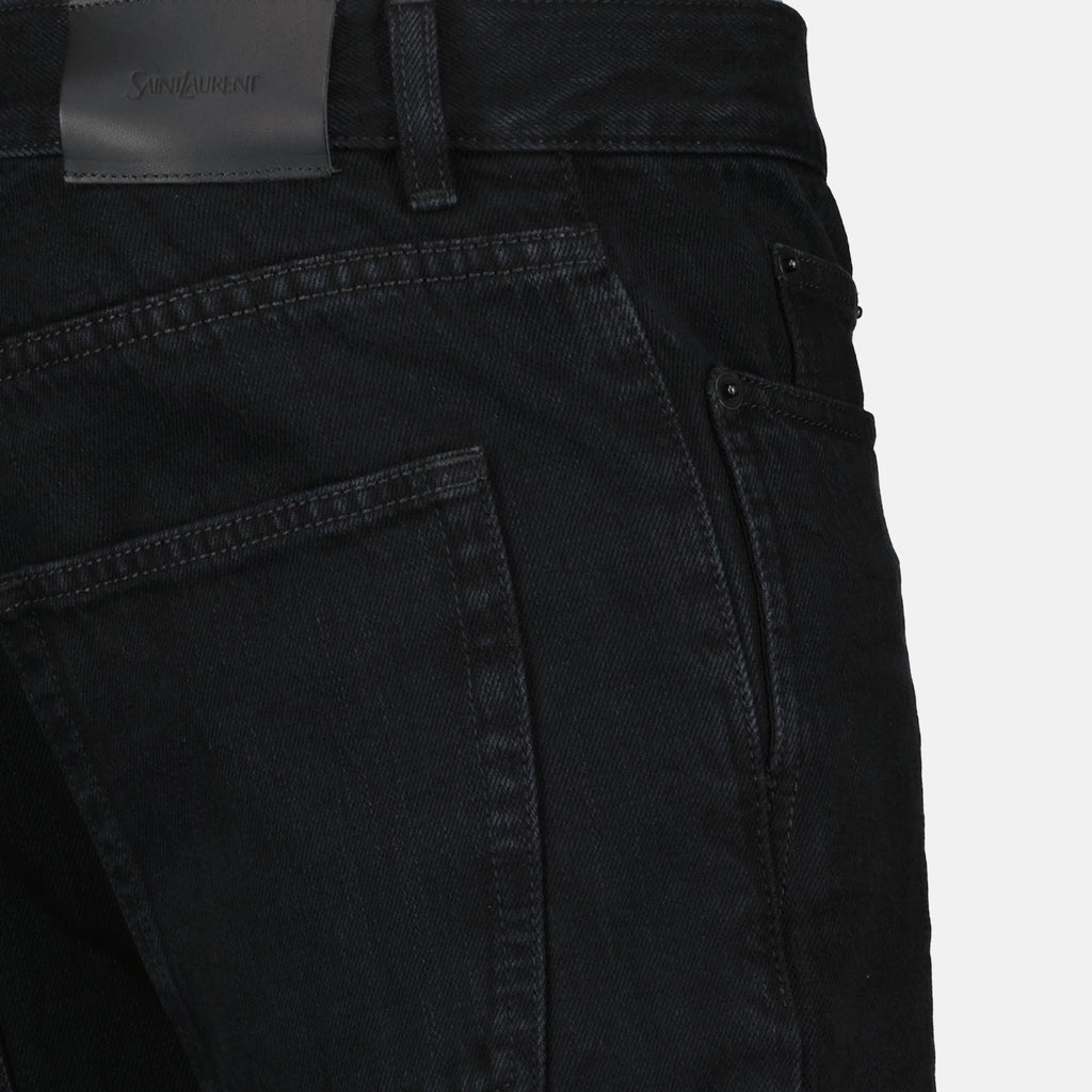 Pantalons Jean slim noir Saint Laurent Noir Homme