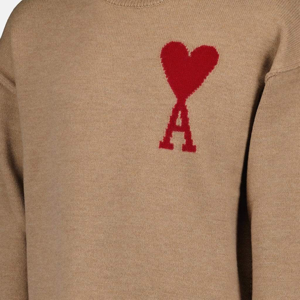 Prendas de punto Col roulé Ami de coeur Ami PARIS Marrón Unisexo