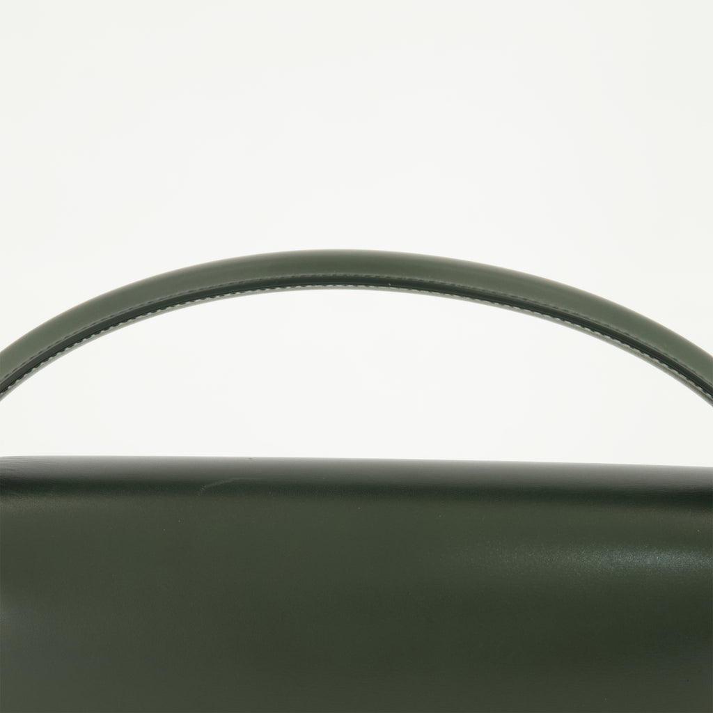 Sacs à main et épaule Sac Voltaire en cuir vert foncé Saint Laurent Vert Femme