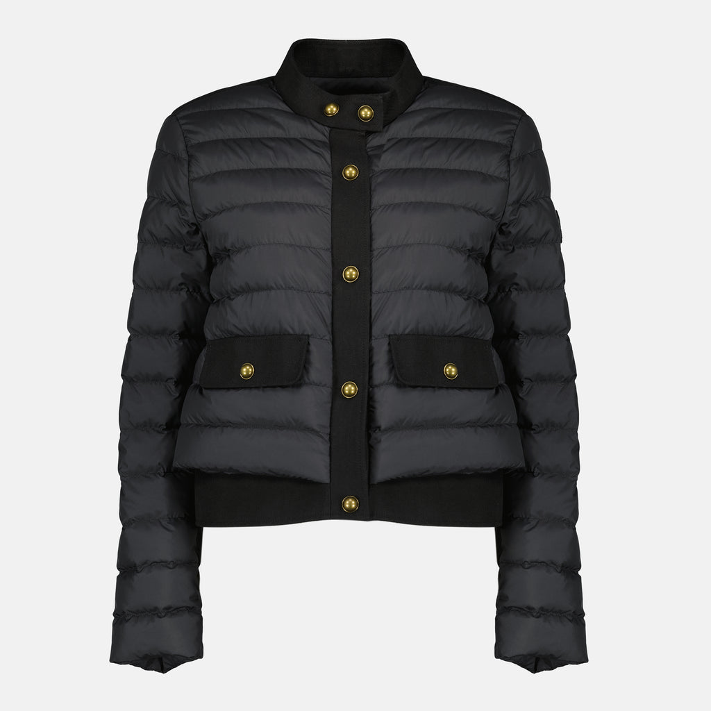 Image de l'article Doudoune courte Juju noir de la marque Moncler pour Femme - Saison Printemps-Été 2026 - Vue de Face