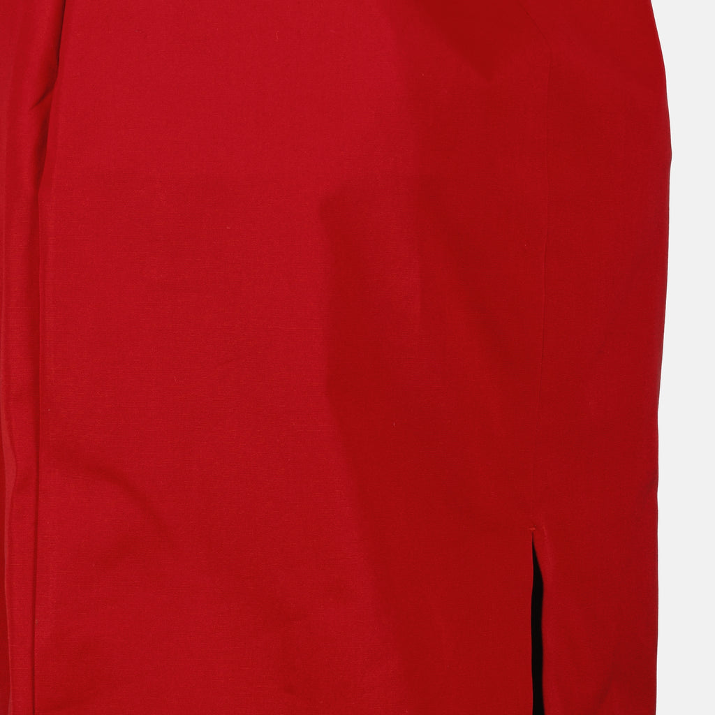 Image de l'article Robe en gabardine de coton rouge de la marque Miu Miu pour Femme - Saison Printemps-Été 2026 - Vue détaillée_2