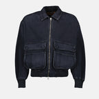Jackets D-Kurz Denim Bomber Diesel Black Unisex