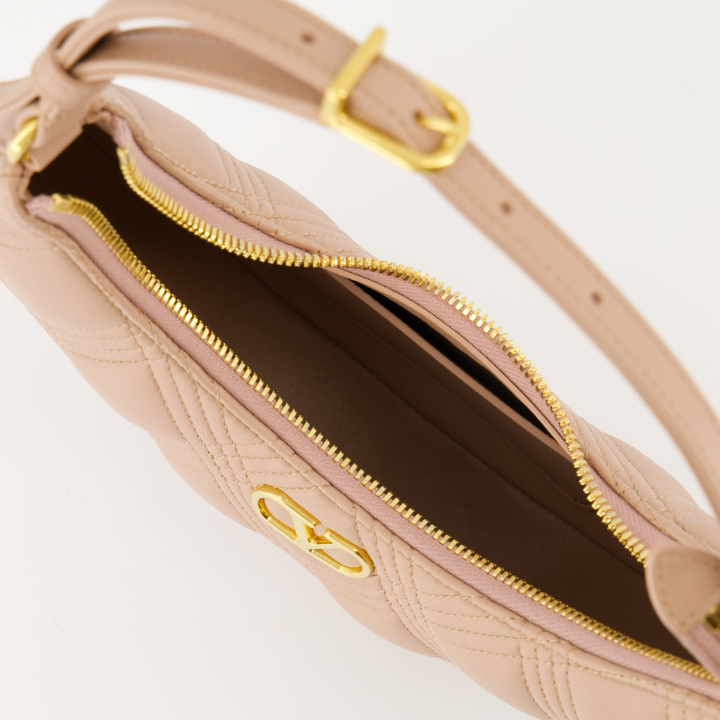 Sacs à main et épaule Mini sac Hobo Quiltie 67 Valentino Garavani Rose Femme