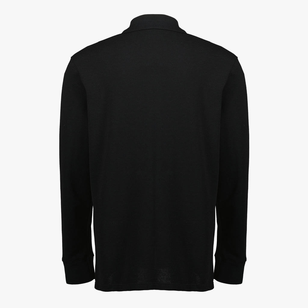 Imagem do artigo Polo de manga longa preto da marca Courrèges para Homem - Temporada Primavera-Verão 2026 - Vista Traseira