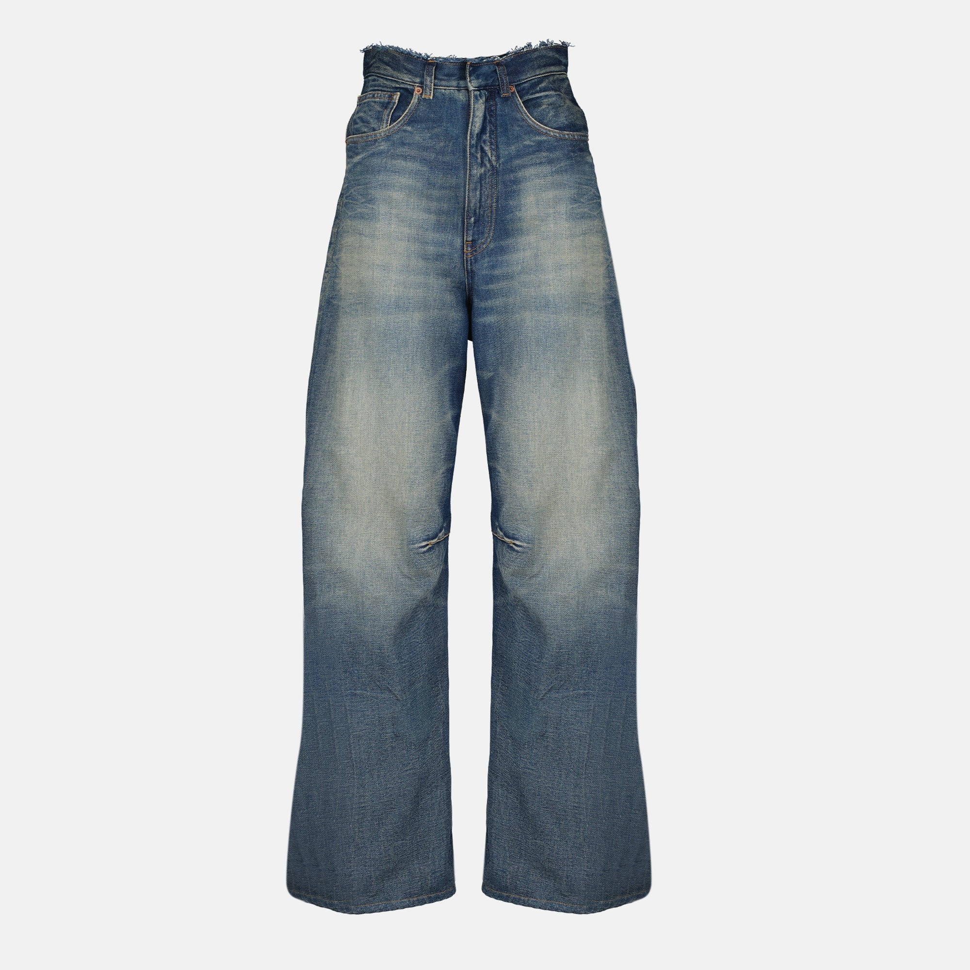 Image de l'article Jean large de la marque Mm6 pour Femme - Saison Automne-Hiver 2025 - Vue de Face