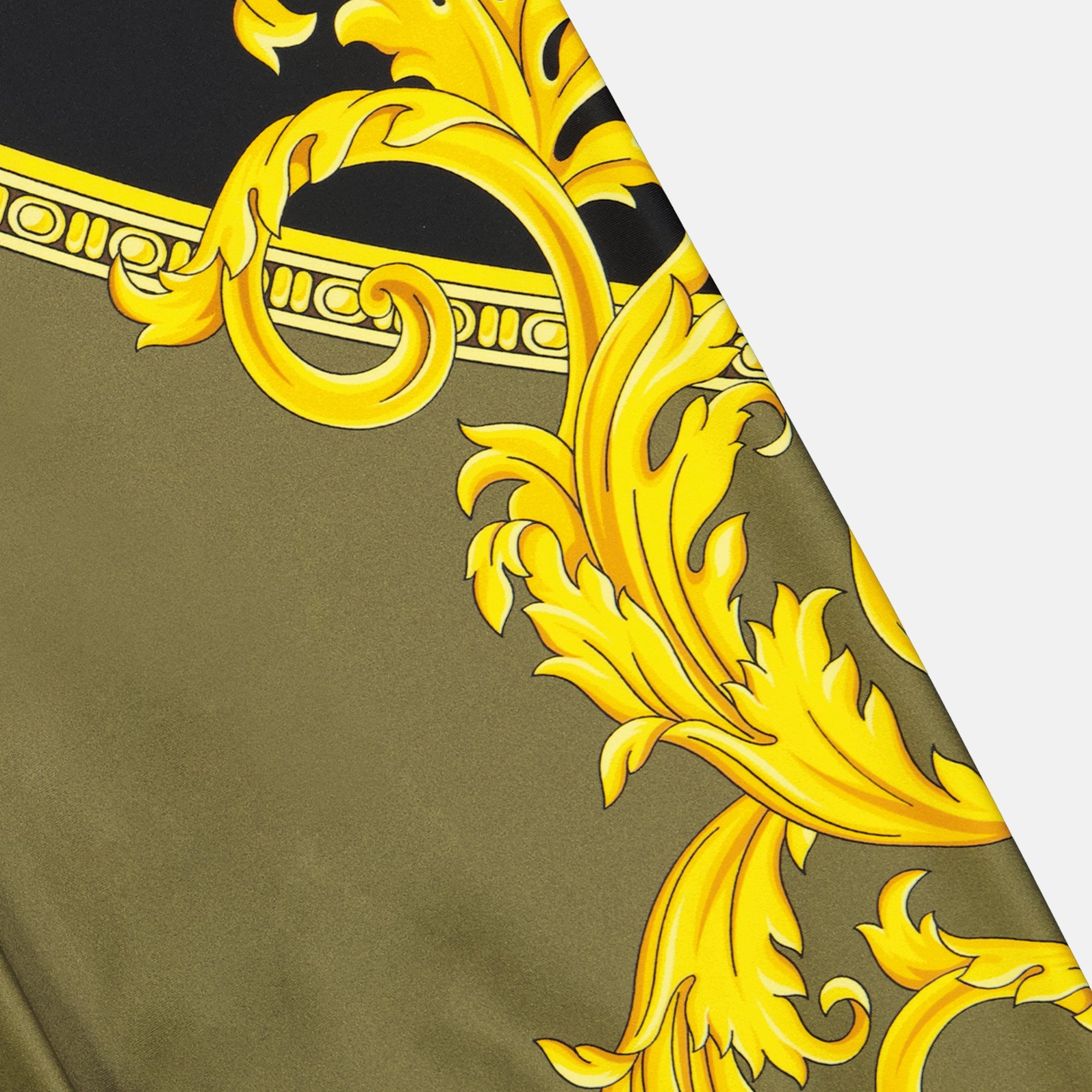 Pantalons Legging Barocco Coupe des Dieux Versace Jaune Femme
