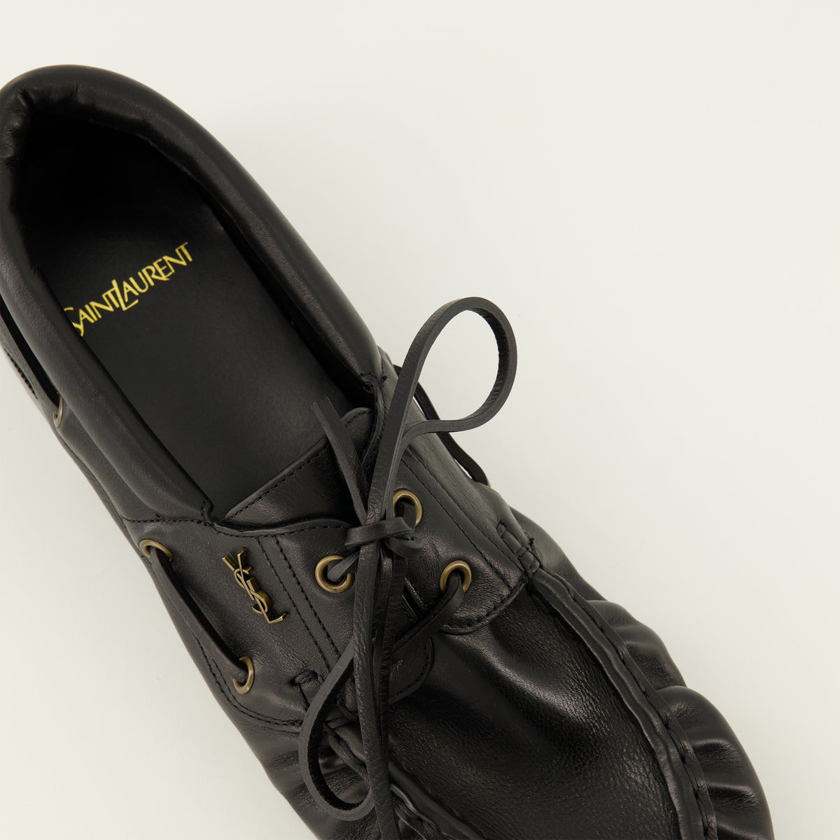 Mocassins Mocassins Loafer Bateau noir Saint Laurent Noir Homme