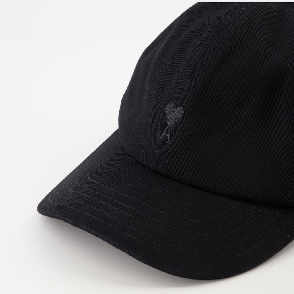 Chapeaux, casquettes et bonnets Casquette Ami de coeur Ami PARIS Noir Unisexe