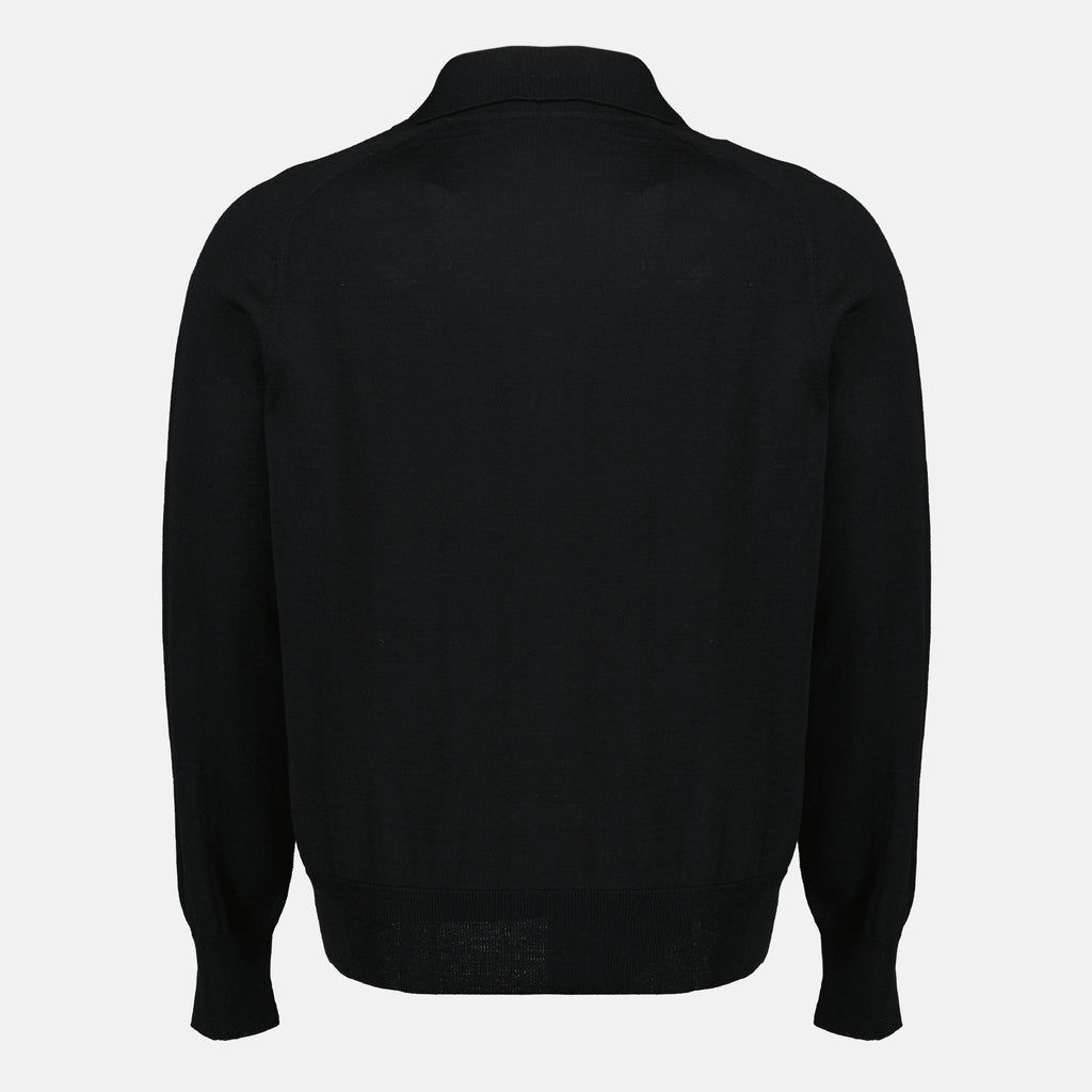 Chemises Schwarzer Wollcardigan Ami PARIS Noir Homme