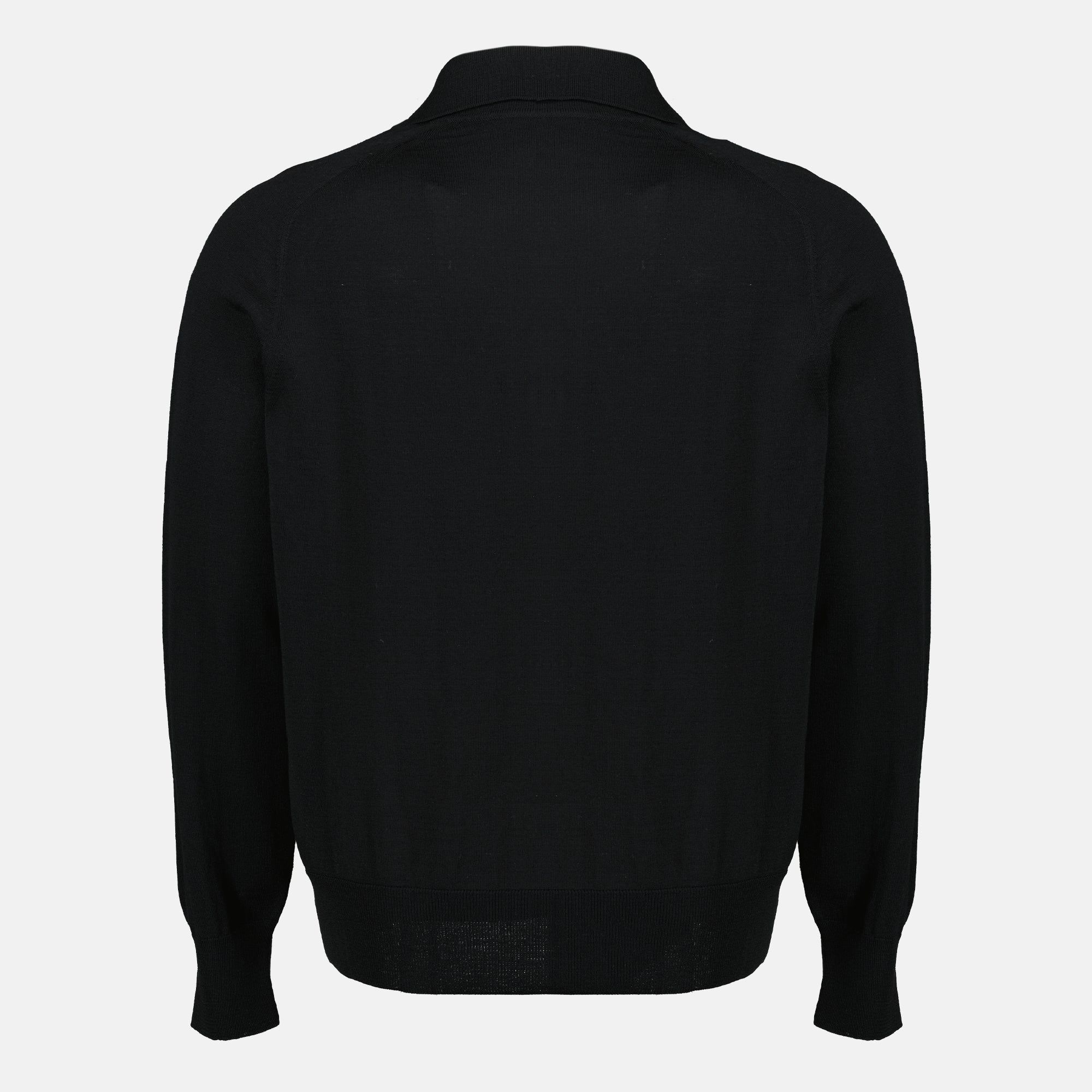 Chemises 블랙 울 가디건 Ami PARIS Noir Homme