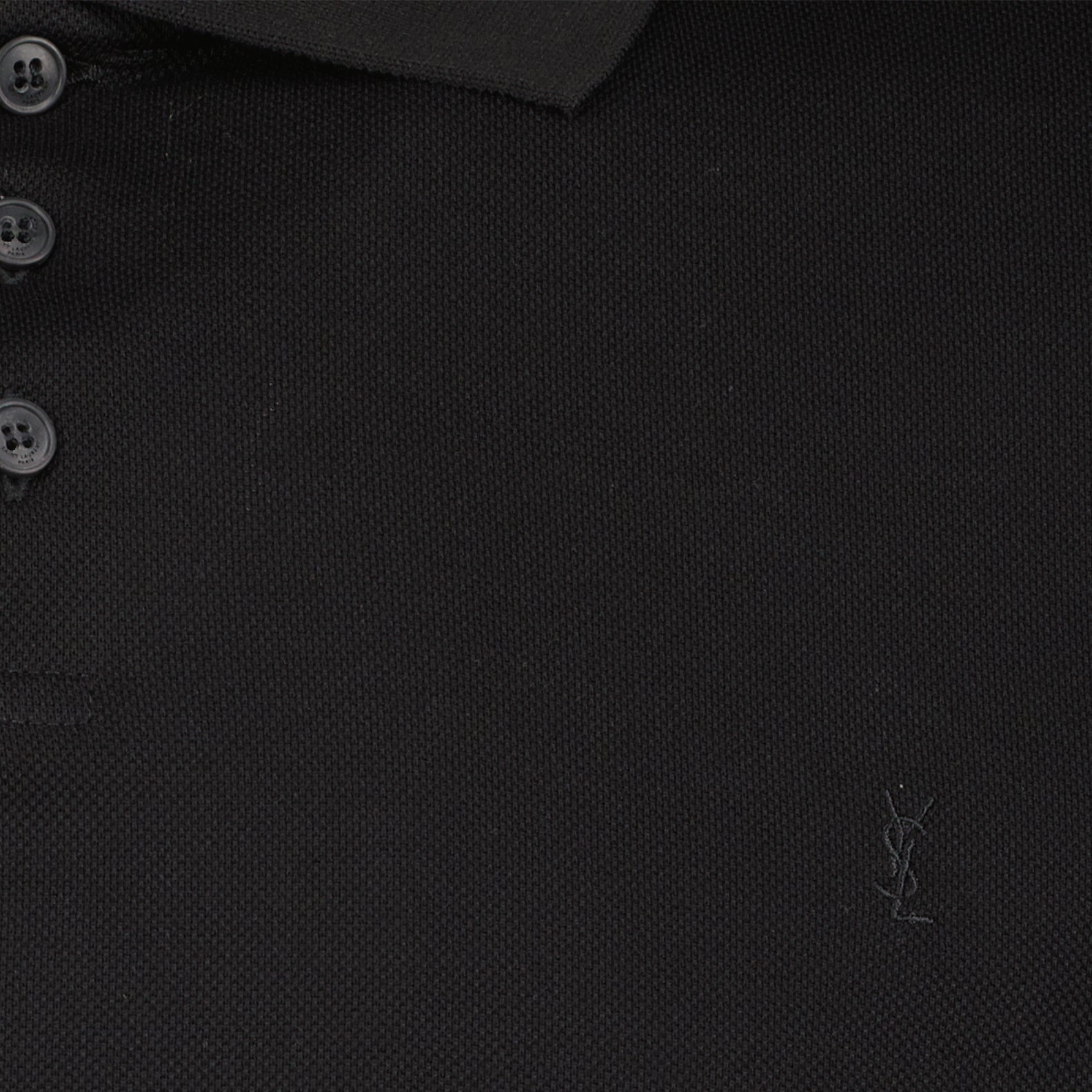 Polos Polo Cassandre Saint Laurent Noir Homme