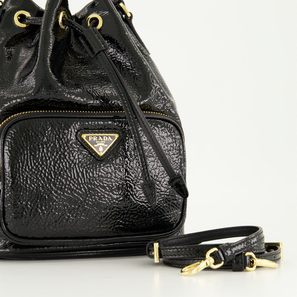 Sacs seau Sac seau Duet Prada Noir Femme