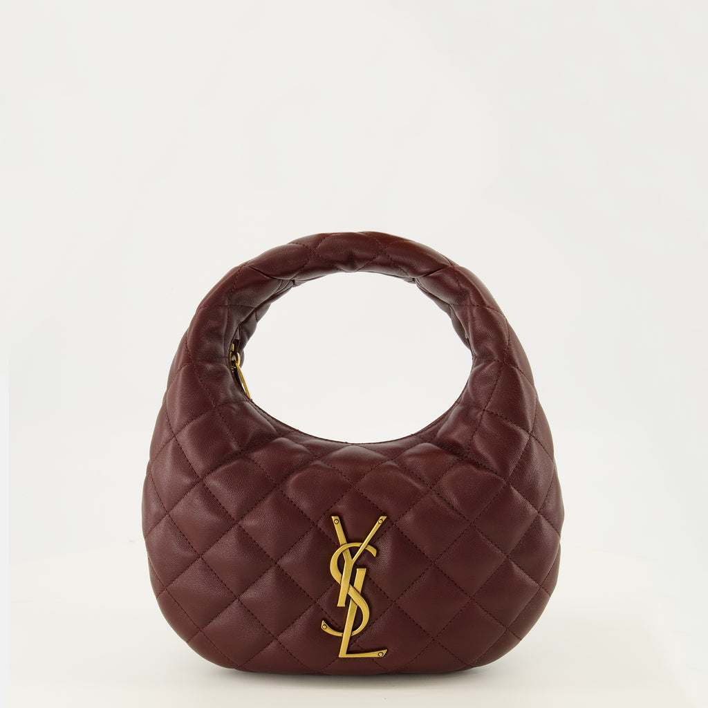 Sacs à main et épaule Bolsa Icarino em Couro Matelassé Bordeaux Saint Laurent Bordeaux Femme