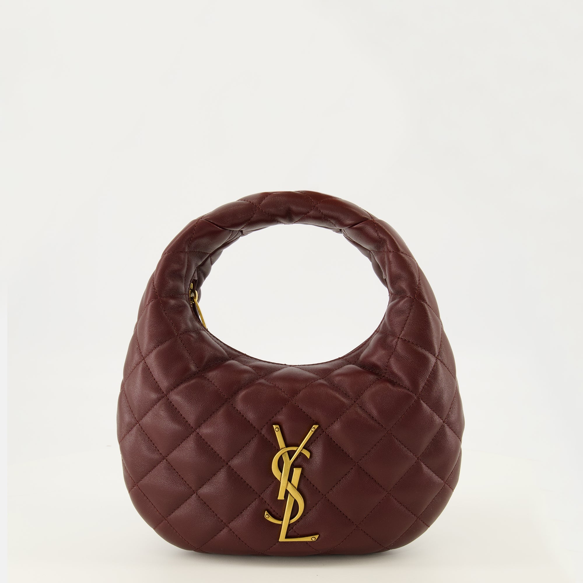 Sacs à main et épaule Sac Icarino en cuir matelassé bordeaux Saint Laurent Bordeaux Femme
