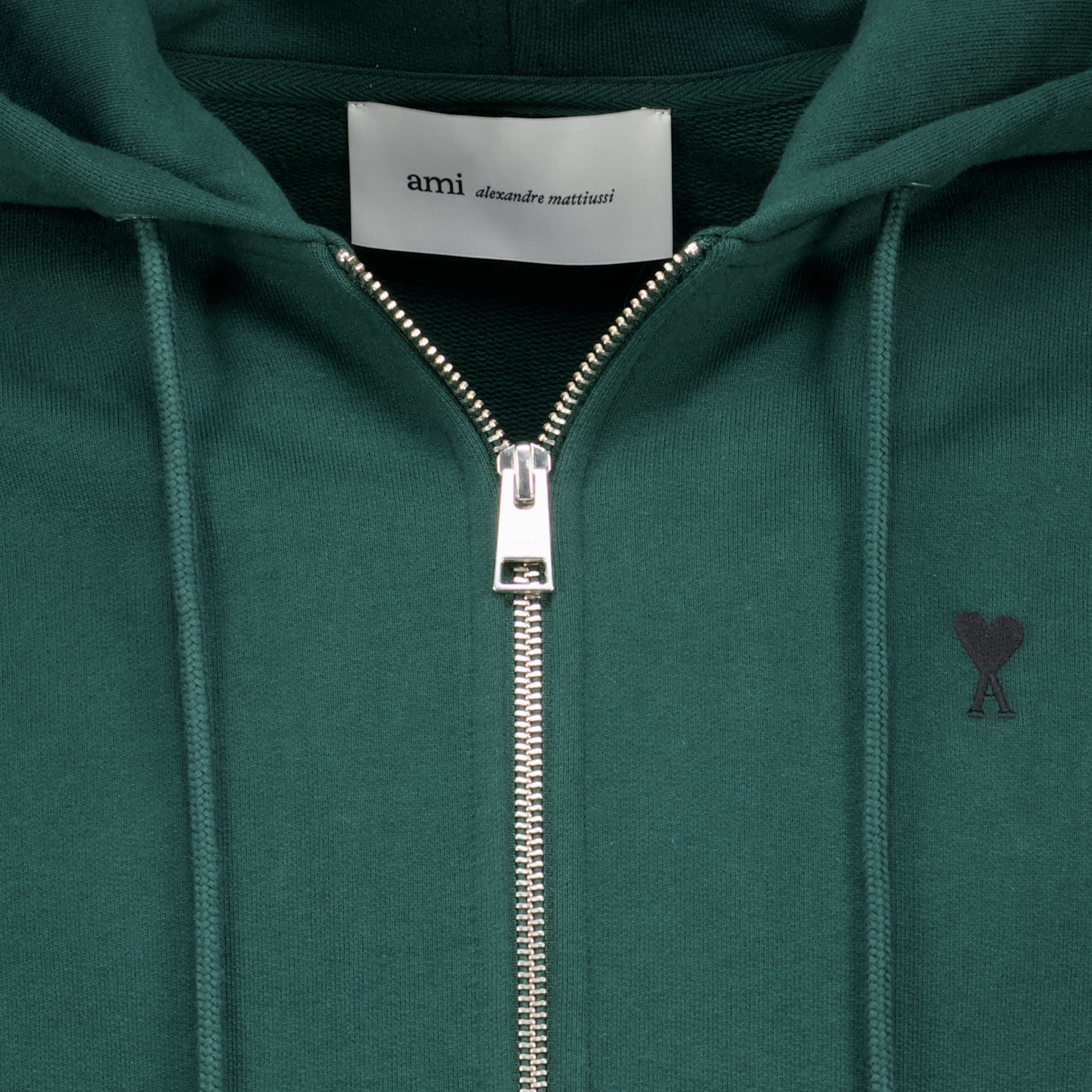 Sweatshirts Chaqueta Verde Zip-Up AMI Heart Ami PARIS Vert Homme