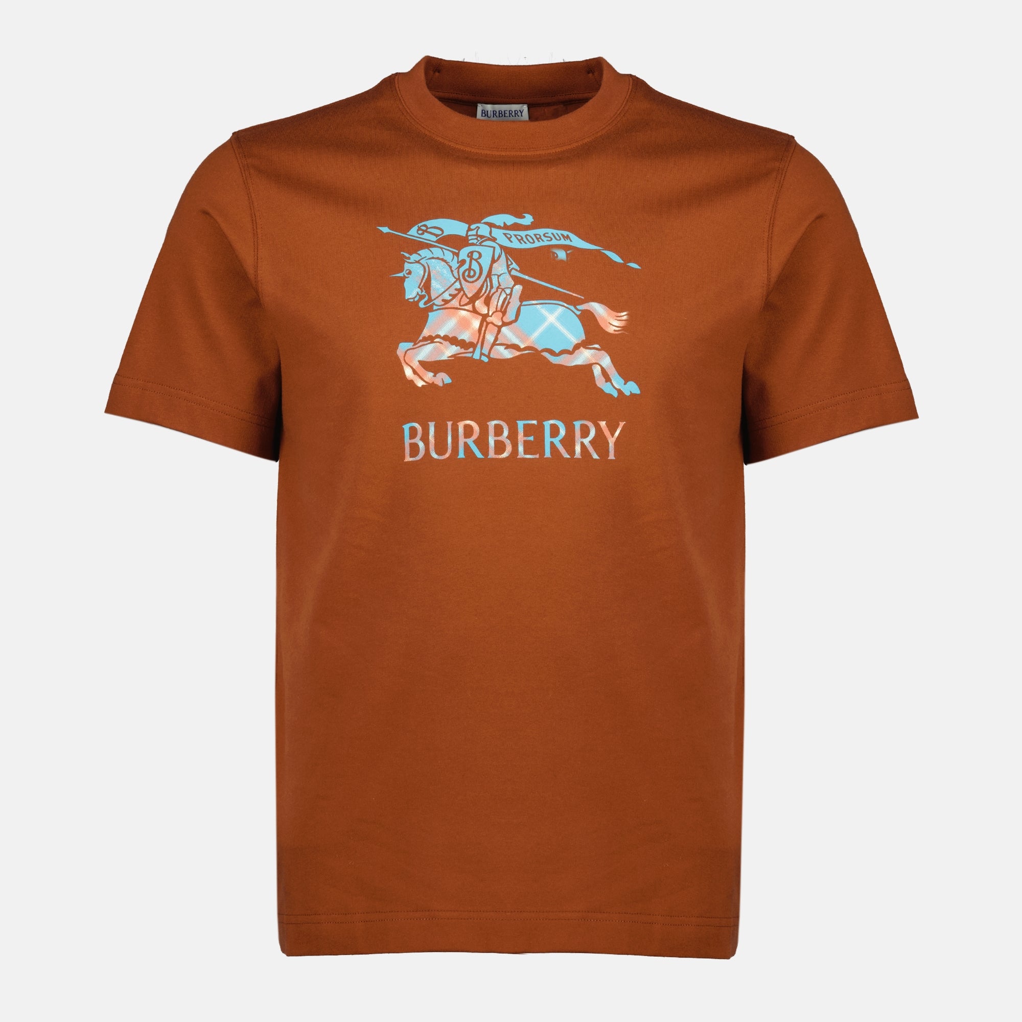 Image de l'article T-shirt EKD marron de la marque Burberry pour Homme - Saison Printemps-Été 2026 - Vue de Face