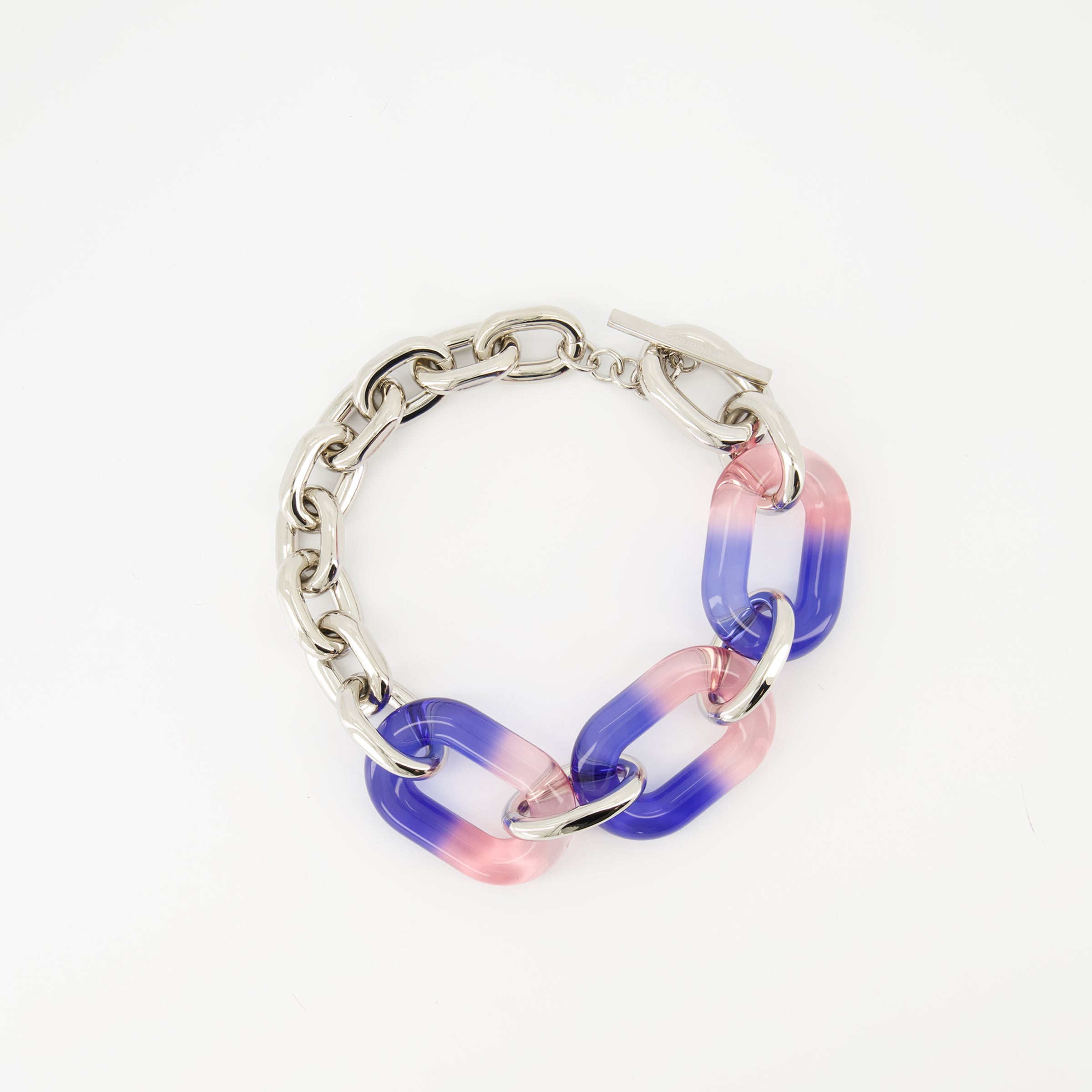 Bijoux Collier XL Link Rabanne Argenté Femme