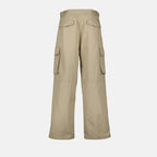 Pantalones Pantalones Cargo Ami PARIS Beige Hombres