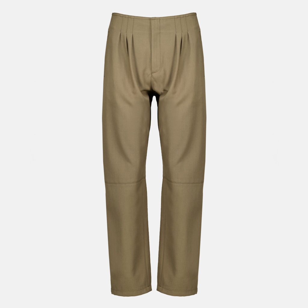 Pantalons Pantalon balloon kaki Mm6 Kaki Femme