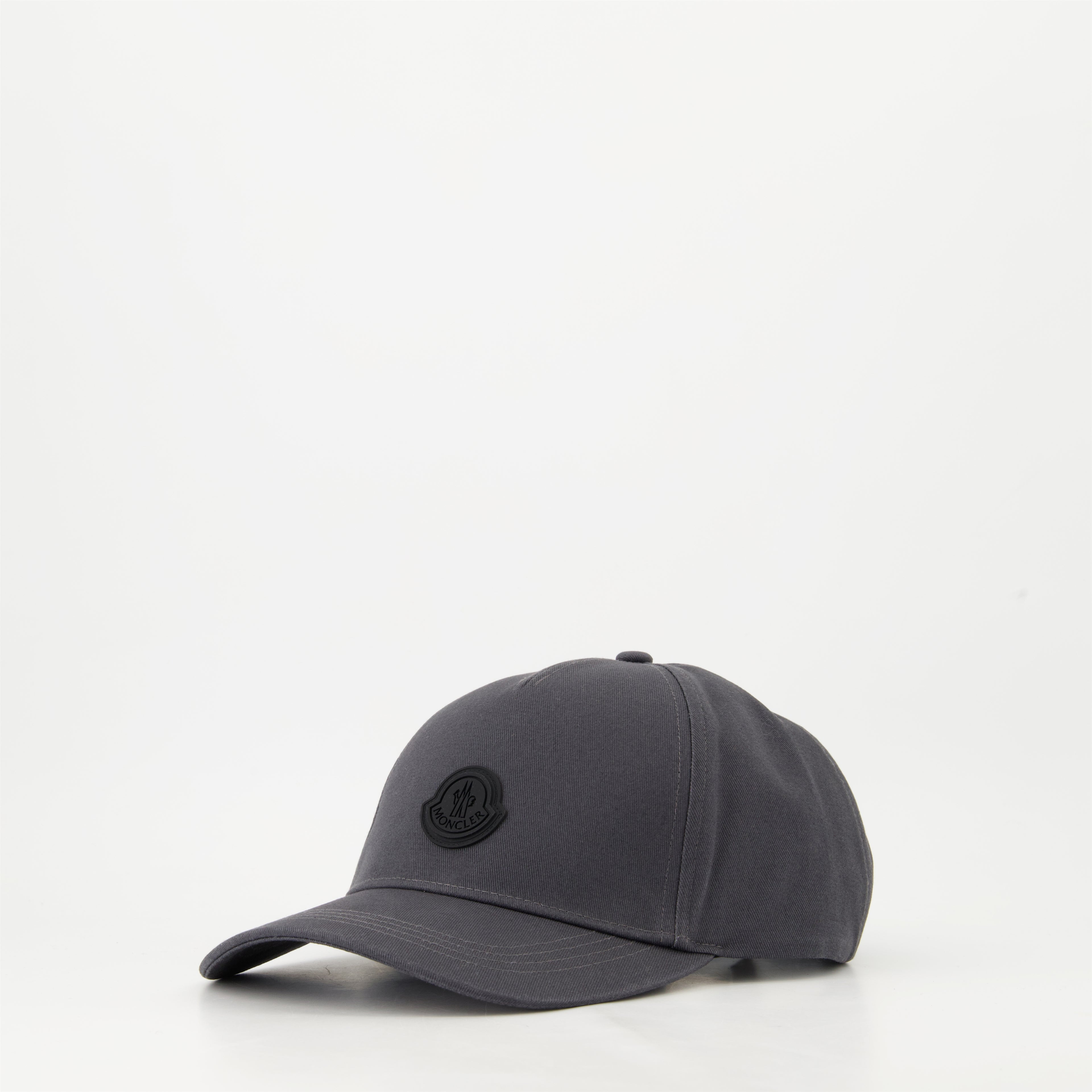 Chapeaux, casquettes et bonnets Casquette à logo Moncler Gris Homme