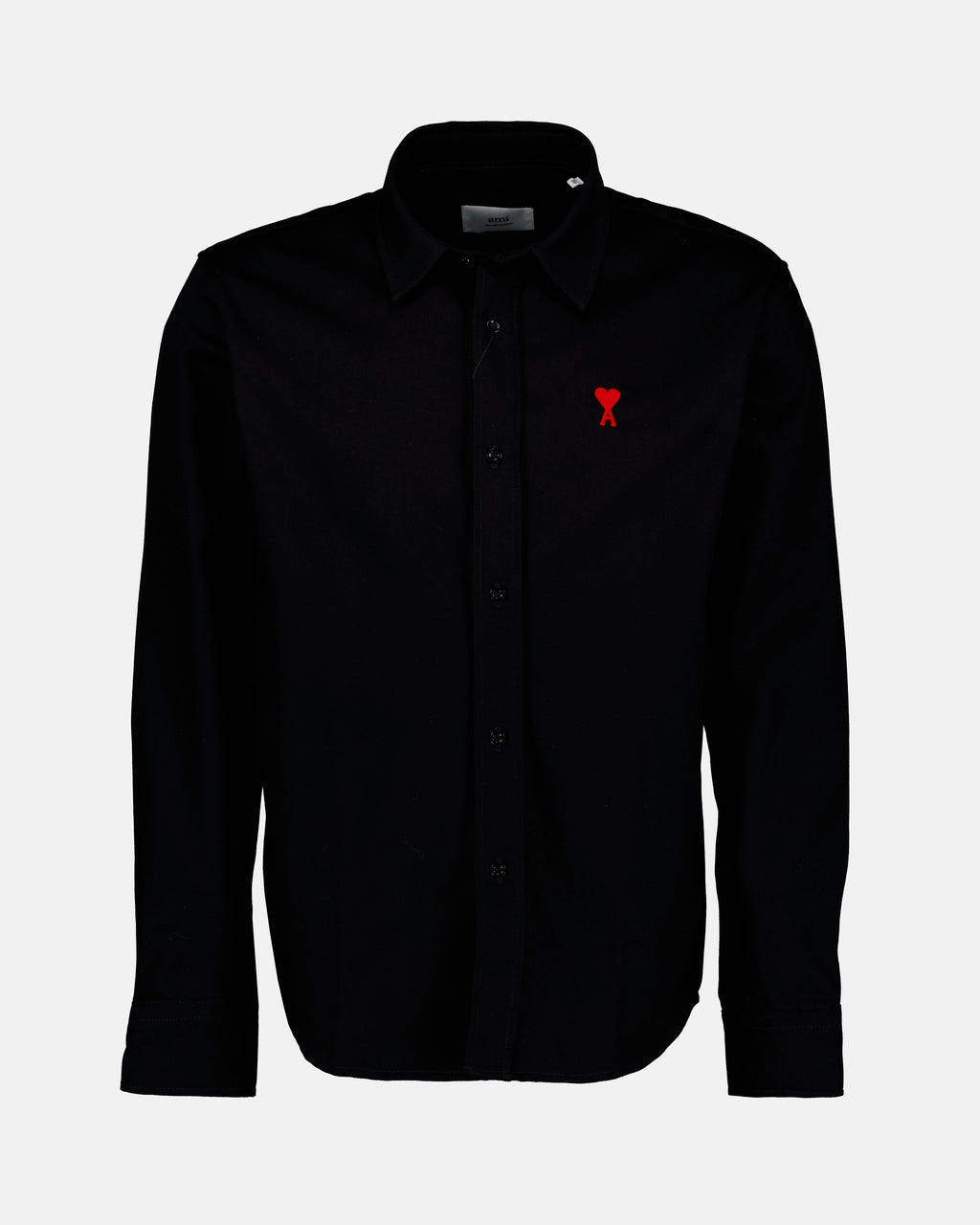 Chemises HSH114.660 001 noir Ami PARIS Noir Homme