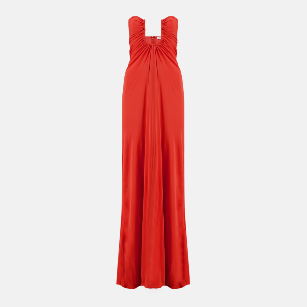 Image de l'article Robe bustier arqué orange de la marque Christopher Esber pour Femme - Saison Printemps-Été 2026 - Vue de Face