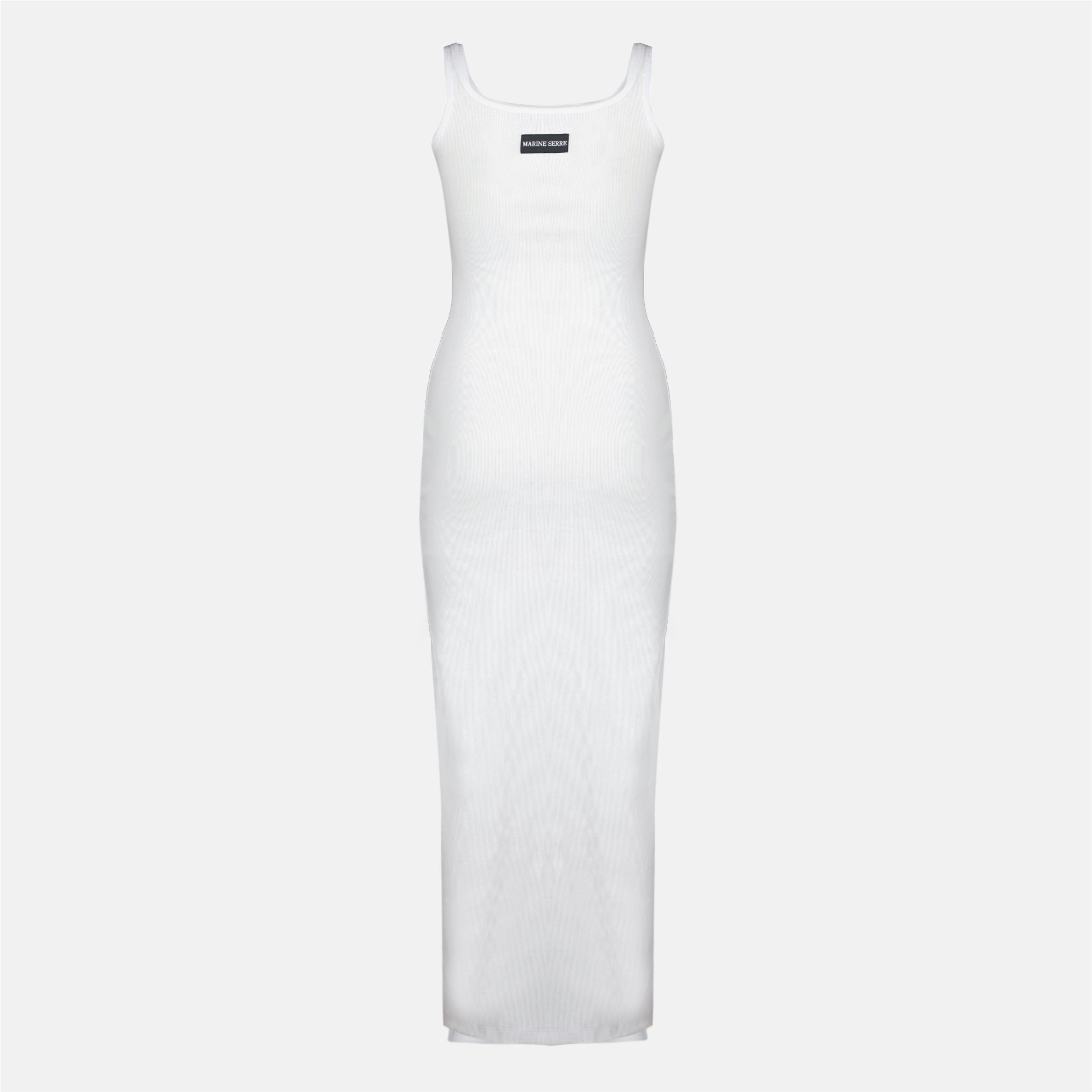 Robes Robe longue en coton blanche Marine Serre Blanc Femme