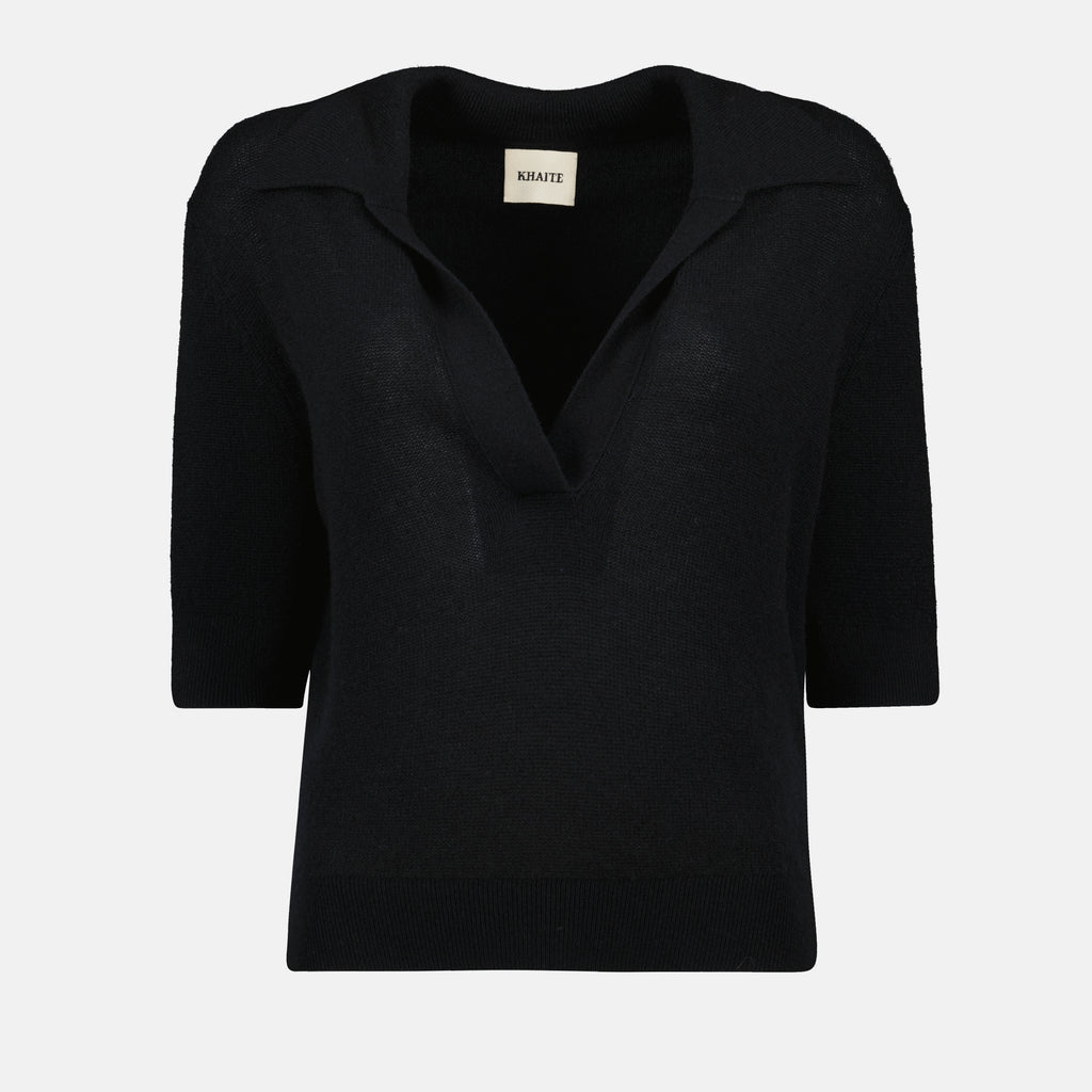 Polos Polo Shrunken Jo Khaite Preto Femme