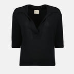 Polos Polo Shrunken Jo Khaite Preto Femme
