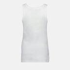 Tops Débardeur blanc à logo Prada Branco Femme