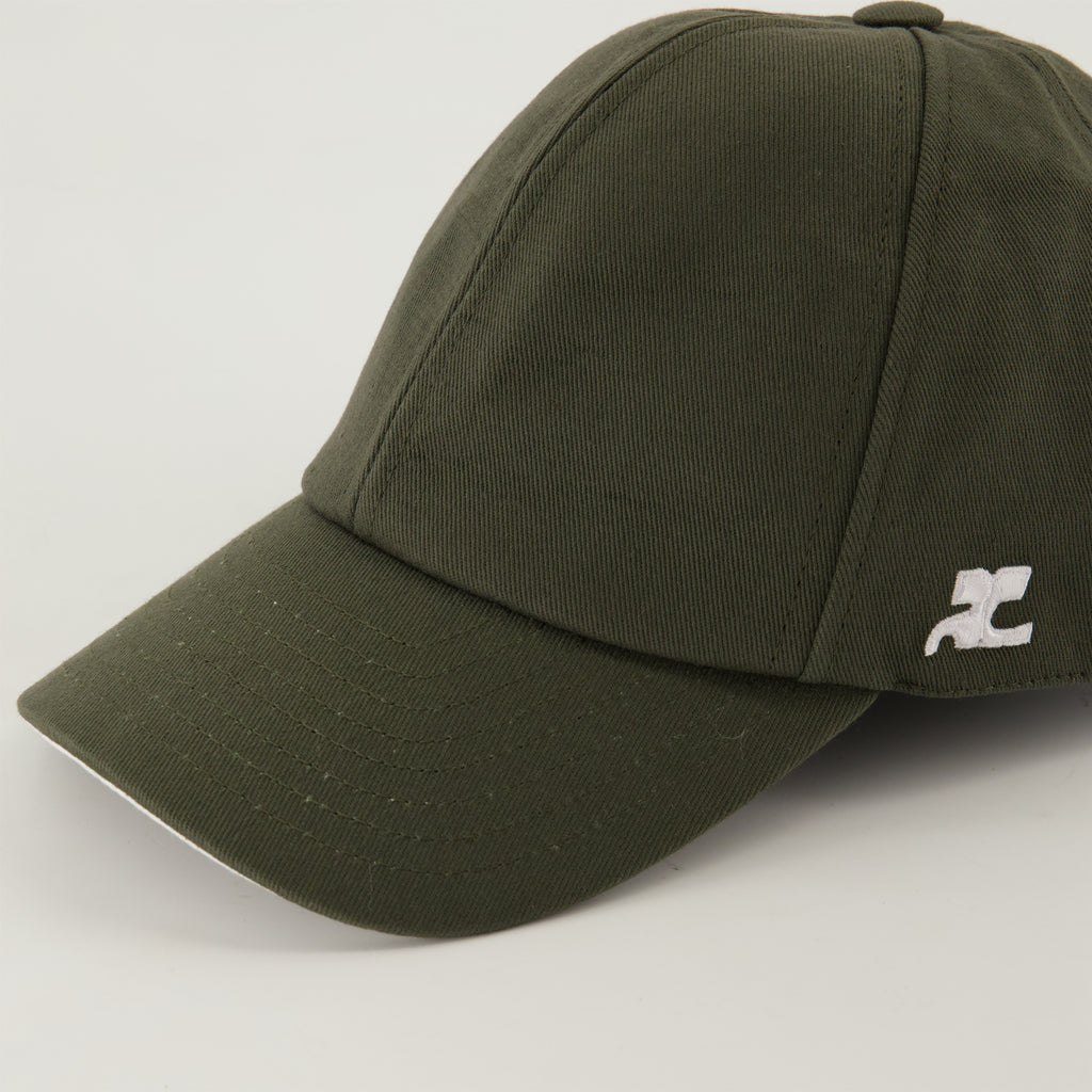 Chapéus, bonés e gorros Casquette classique en coton Courrèges Cinza Homme