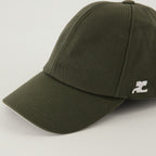 Chapéus, bonés e gorros Casquette classique en coton Courrèges Cinza Homme