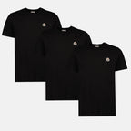 T-shirts Lot de T-shirts à logo Moncler Noir Homme