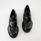 Mocassins Mocassins Chocolate Prada Noir Femme