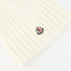 Hats, caps and beanies Logo Beanie Moncler White Femme